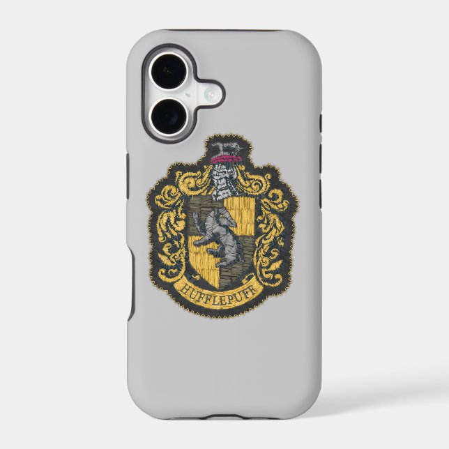 Harry Potter | Hufflepuff Crest Patch Iphone Case (Back)