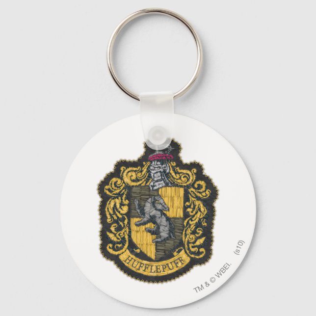 Harry Potter | Hufflepuff Crest Patch Keychain (Front)