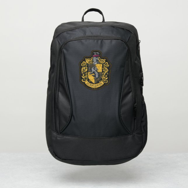 Harry Potter | Hufflepuff Crest Patch Port Authority® Backpack (Front)