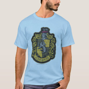 Harry Potter   Hufflepuff Crest Patch T-Shirt