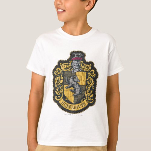 Harry Potter  Hufflepuff Crest Patch T_Shirt