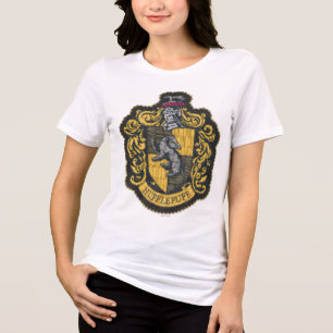 Harry Potter Hufflepuff Crest Patch Tri-Blend Shirt
