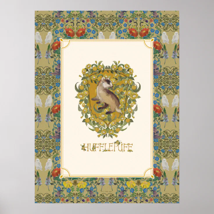 HARRY POTTER™ | HUFFLEPUFF™ Crest Poster | Zazzle