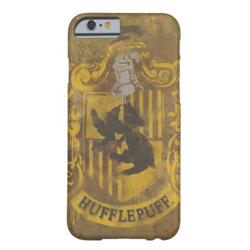 Harry Potter  Hufflepuff Crest Spray Paint Barely There iPhone 6 Case