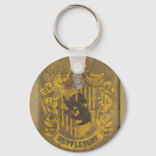 Harry Potter Hufflepuff Crest Spray Paint Keychain