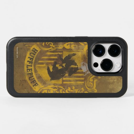 Harry Potter Hufflepuff Crest Spray Paint Otterbox iPhone Case Zazzle