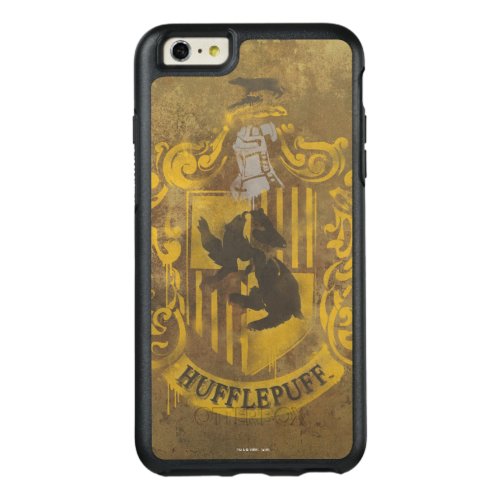 Harry Potter  Hufflepuff Crest Spray Paint OtterBox iPhone 66s Plus Case