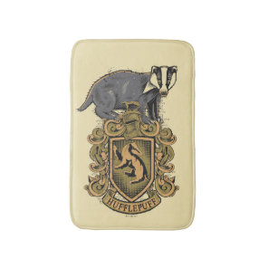 Harry Potter | Hufflepuff Crest with Badger Bath Mat