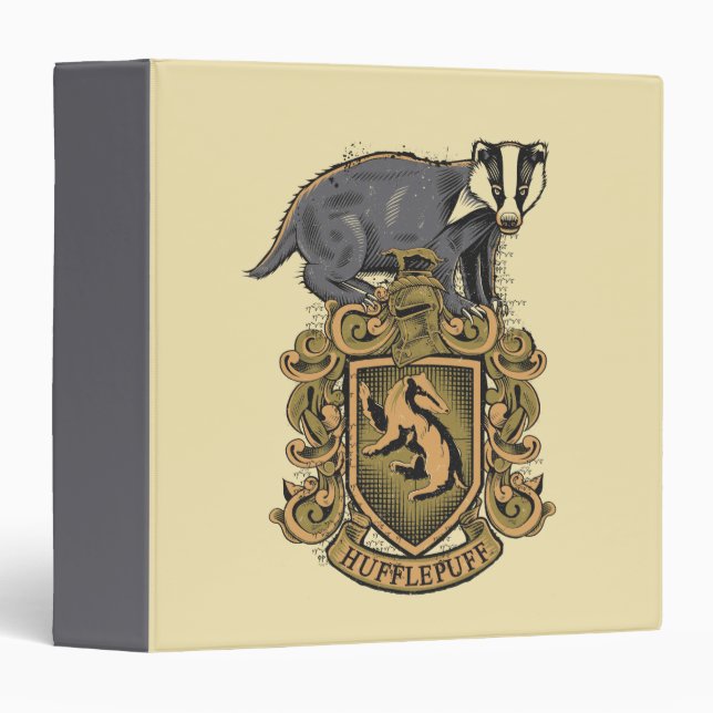 Harry Potter | Hufflepuff Crest with Badger Binder (Front/Spine)