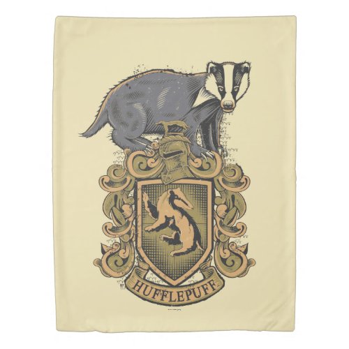 Harry Potter  Hufflepuff Crest with Badger Duvet Cover