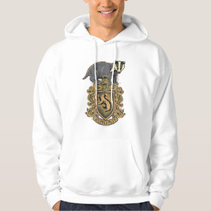 Harry Potter   Hufflepuff Crest with Badger Hoodie