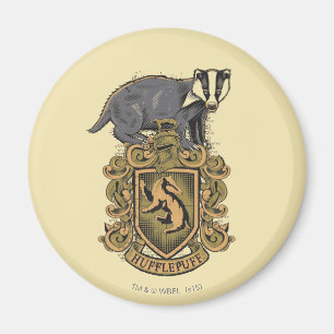 Harry Potter Hufflepuff Crest with Badger Magnet