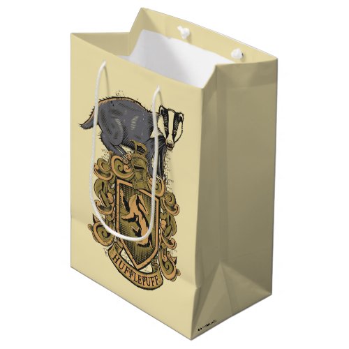 Harry Potter  Hufflepuff Crest with Badger Medium Gift Bag