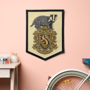 Harry Potter | Hufflepuff Crest with Badger Pennant