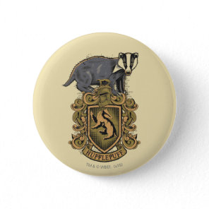Harry Potter | Hufflepuff Crest with Badger Pinback Button