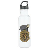 Harry Potter Water Bottle Hufflepuff Crest 