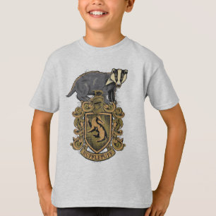 Harry Potter Hufflepuff Crest with Badger T-Shirt