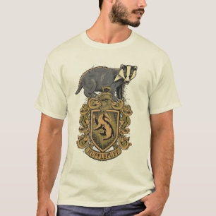 Harry Potter   Hufflepuff Crest with Badger T-Shirt