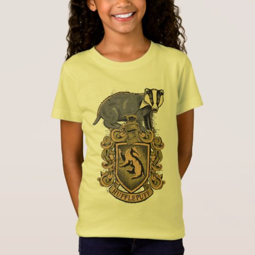 Harry Potter  Hufflepuff Crest with Badger T_Shirt