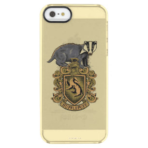Harry Potter Hufflepuff Crest with Badger Clear iPhone SE/5/5s Case