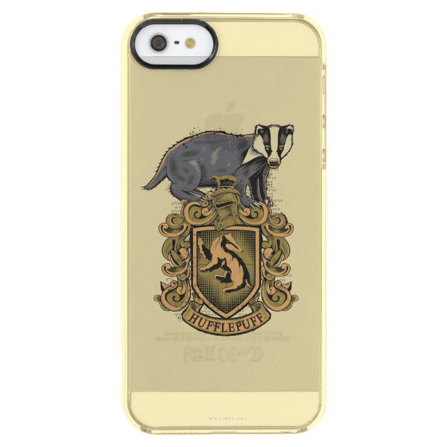 Harry Potter | Hufflepuff Crest with Badger Uncommon iPhone Case (Back)