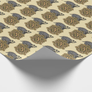 Harry Potter | Hufflepuff Crest with Badger Wrapping Paper