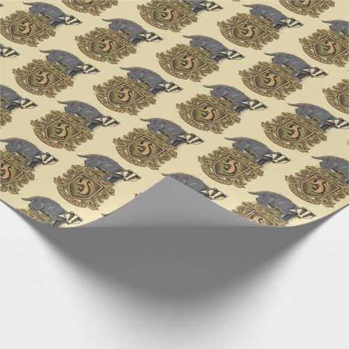 Harry Potter  Hufflepuff Crest with Badger Wrapping Paper