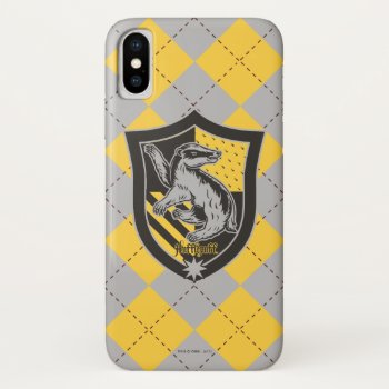 Harry Potter | Hufflepuff House Pride Crest Iphone X Case by harrypotter at Zazzle