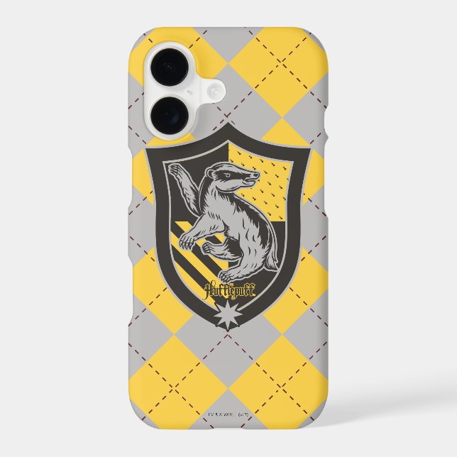 Harry Potter | Hufflepuff House Pride Crest Iphone Case (Back)