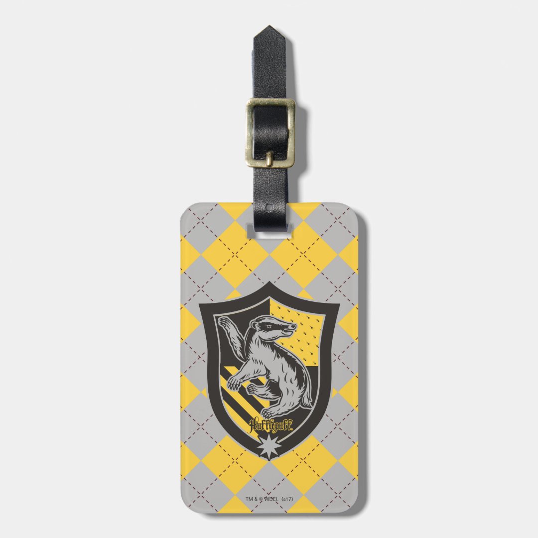 Harry Potter | Hufflepuff House Pride Crest Luggage Tag | Zazzle