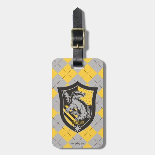 Harry Potter  Hufflepuff House Pride Crest Luggage Tag