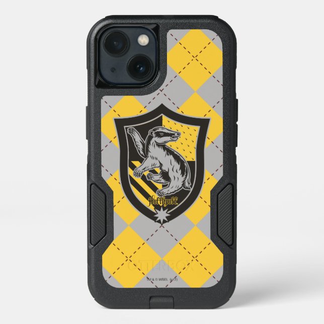 Harry Potter | Hufflepuff House Pride Crest Otterbox iPhone Case (Back)