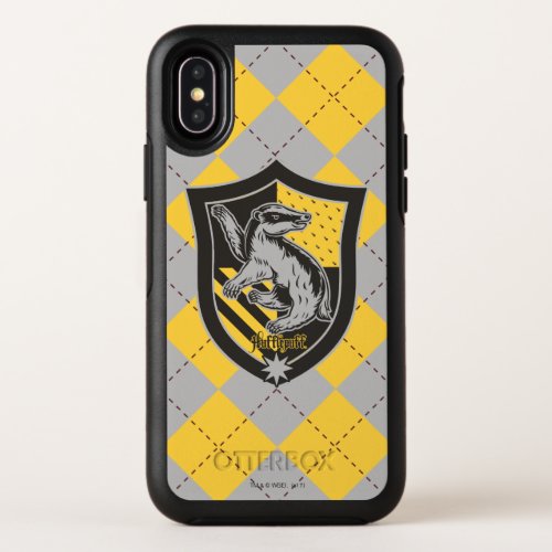Harry Potter  Hufflepuff House Pride Crest OtterBox Symmetry iPhone X Case