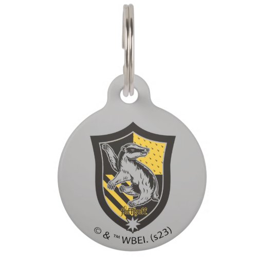 Harry Potter  Hufflepuff House Pride Crest Pet ID Tag