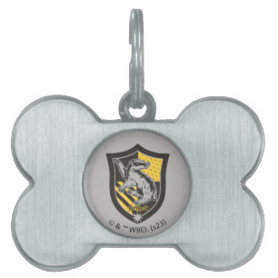 Harry Potter Hufflepuff House Pride Crest Pet ID Tag