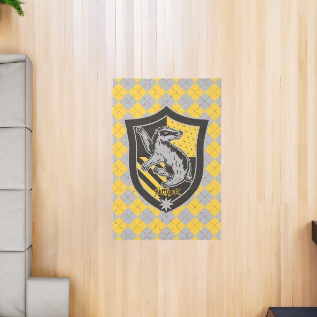 Harry Potter | Hufflepuff House Pride Crest Rug (Insitu (Indoor 2))