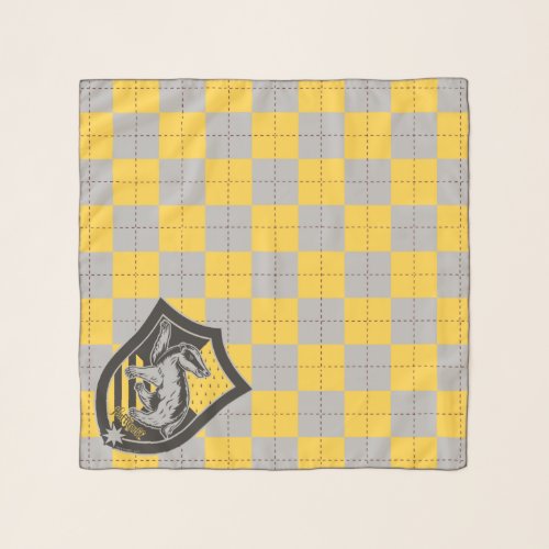 Harry Potter  Hufflepuff House Pride Crest Scarf