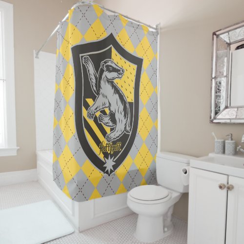 Harry Potter  Hufflepuff House Pride Crest Shower Curtain