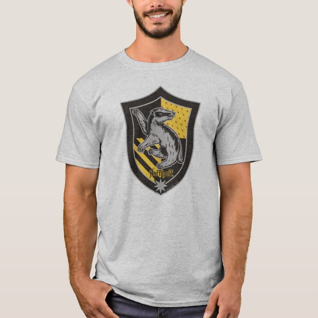 Harry Potter | Hufflepuff House Pride Crest T-Shirt (Front)