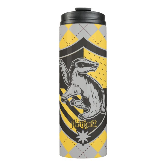 Harry Potter | Hufflepuff House Pride Crest Thermal Tumbler (Front)
