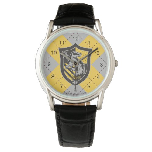 Harry Potter  Hufflepuff House Pride Crest Watch