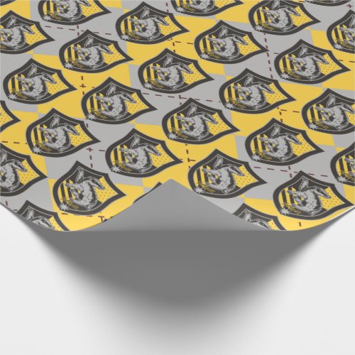 Harry Potter  Hufflepuff House Pride Crest Wrapping Paper