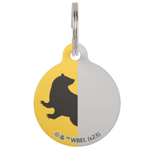 Harry Potter  Hufflepuff House Pride Graphic Pet ID Tag