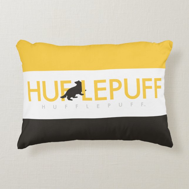 Harry Potter | Hufflepuff House Pride Logo Accent Pillow (Front)