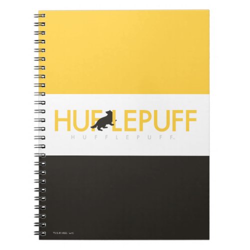 Harry Potter  Hufflepuff House Pride Logo Notebook
