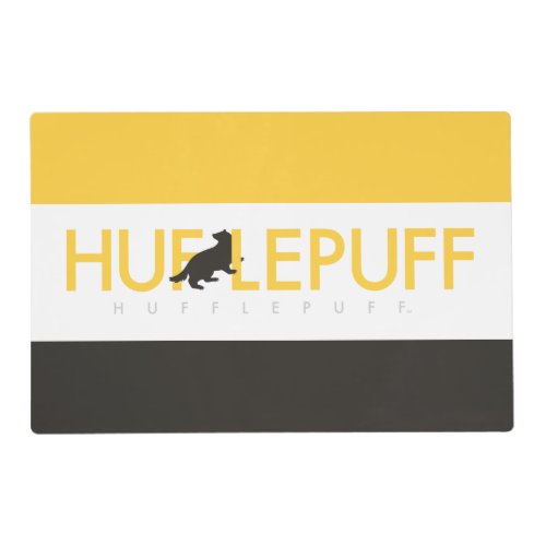 Harry Potter  Hufflepuff House Pride Logo Placemat