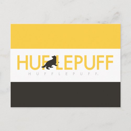 Harry Potter  Hufflepuff House Pride Logo Postcard