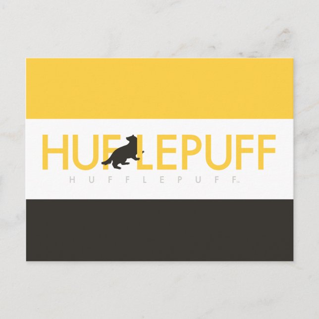 Harry Potter | Hufflepuff House Pride Logo Postcard (Front)