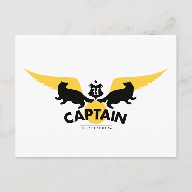 Harry Potter | HUFFLEPUFF™ House Quidditch Captain Postcard (Front)