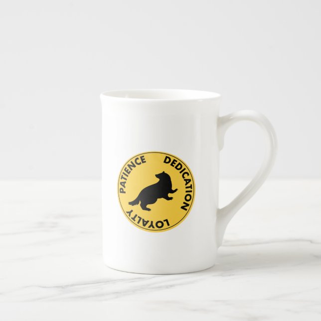 Harry Potter | HUFFLEPUFF™ House Traits Graphic Bone China Mug (Right)